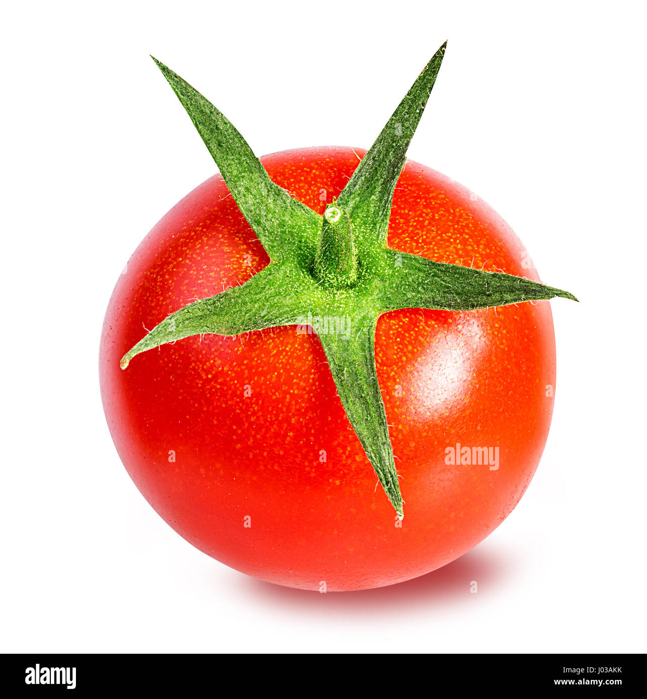 Cherry tomatoes isolated on a white background Stock Photo - Alamy
