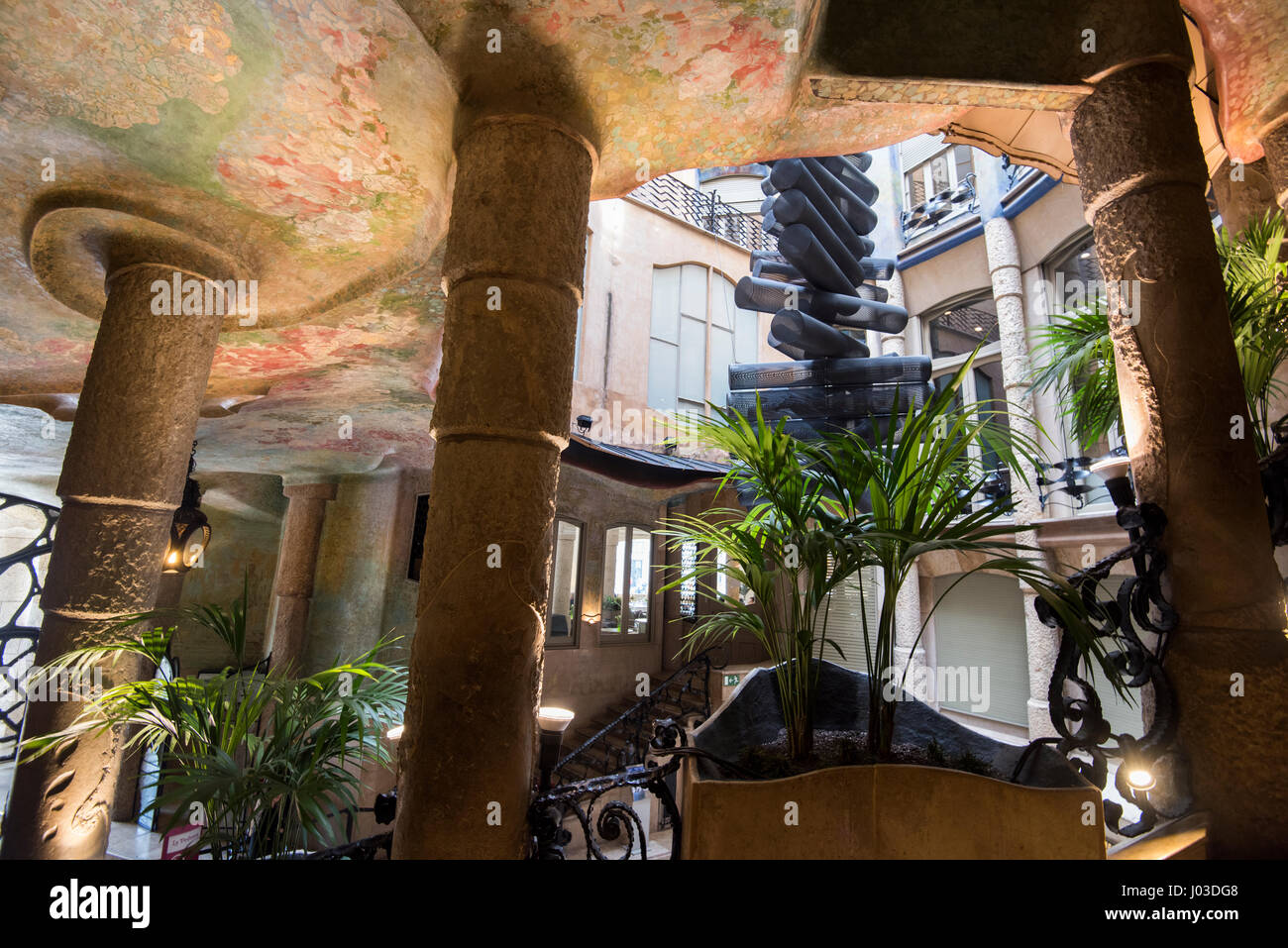 Casa mila interior hi-res stock photography and images - Alamy