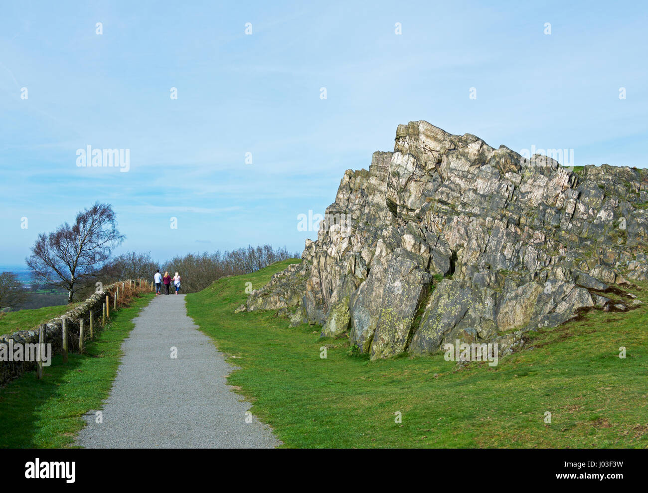 Uk Forest Rocks Rocks in Bradgate Park, Charnwood Forest, Leicestershire, England UK ...