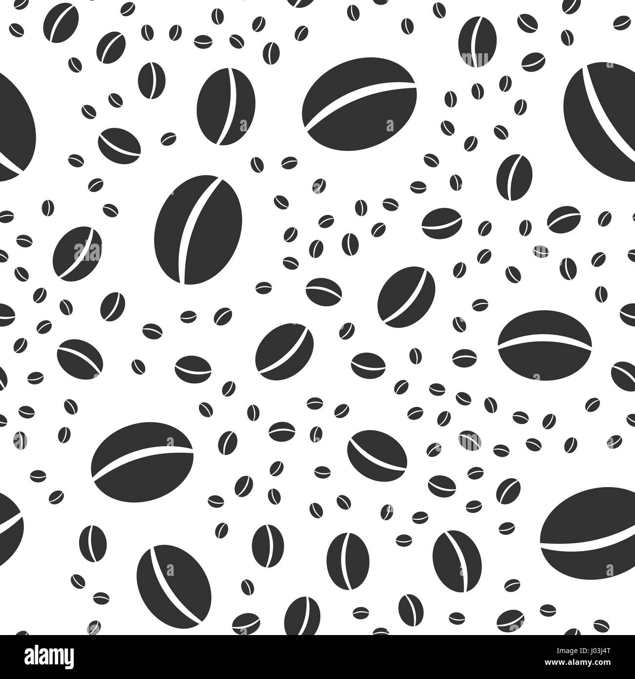 Seamless coffee beans texture Black and White Stock Photos & Images - Alamy