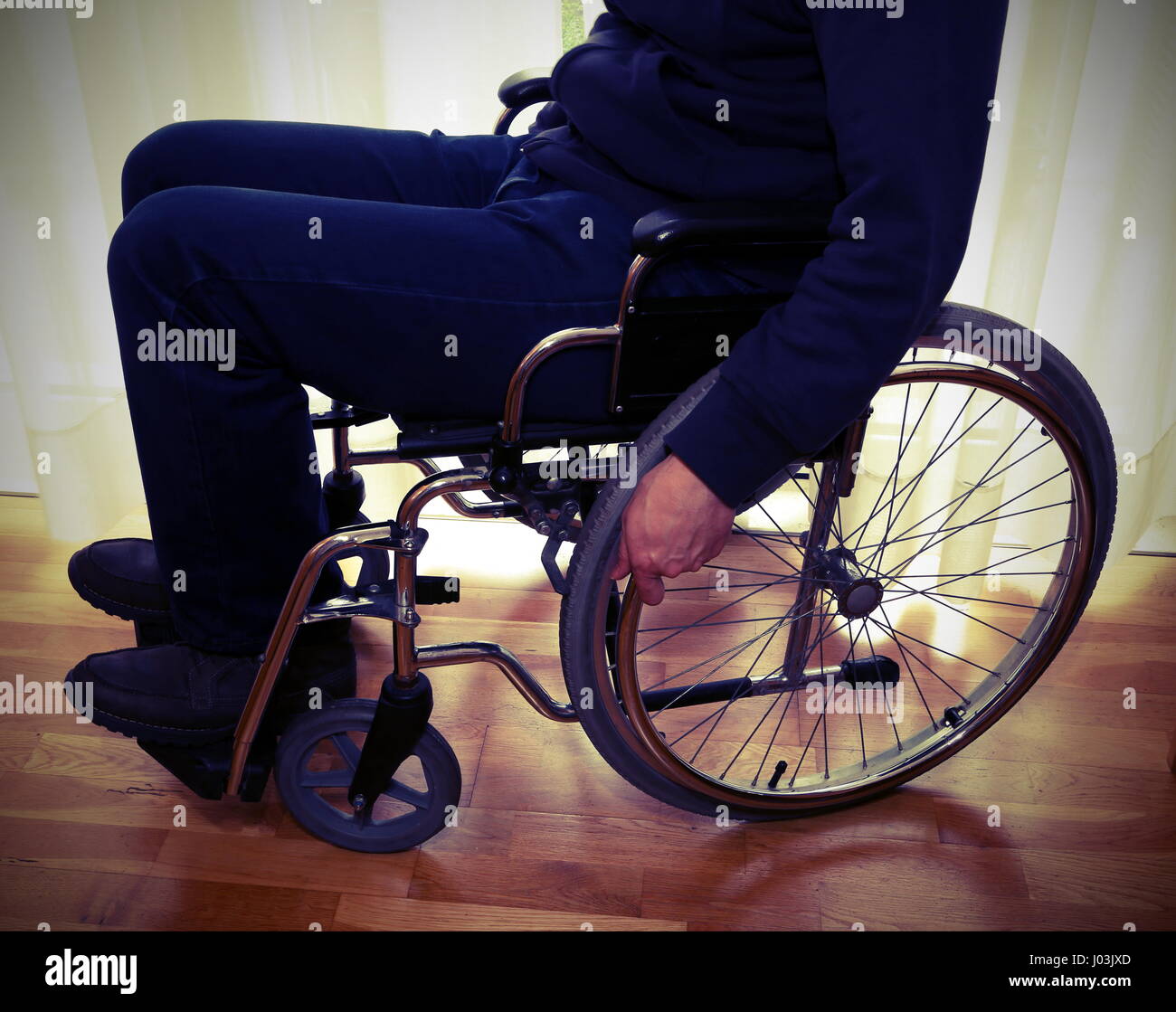 Old man wheelchair legs hi-res stock photography and images - Alamy