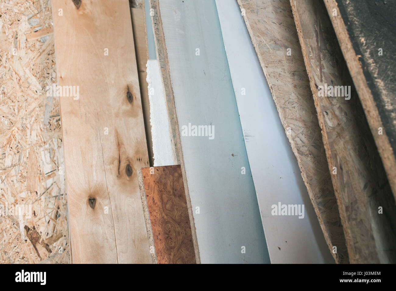 Various wooden and plywood textures. All for repair Stock Photo Alamy