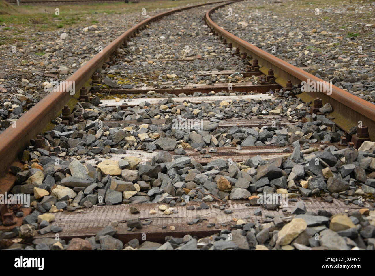 Railway tracks Stock Photo