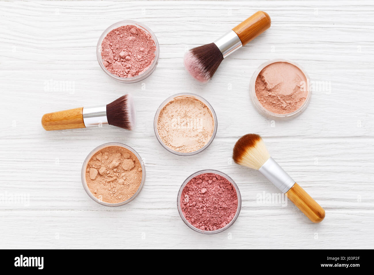 white blush makeup