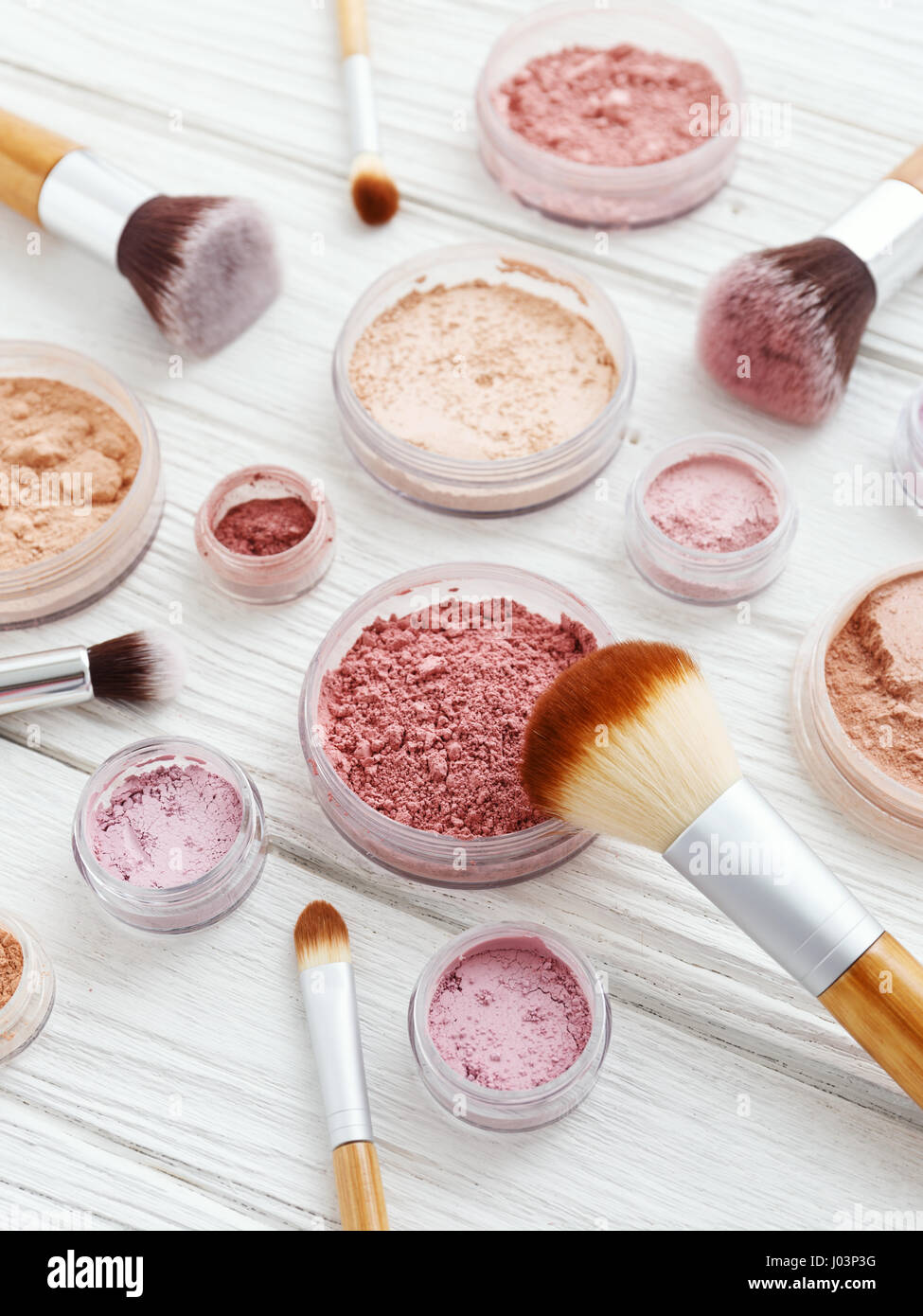 white blush makeup