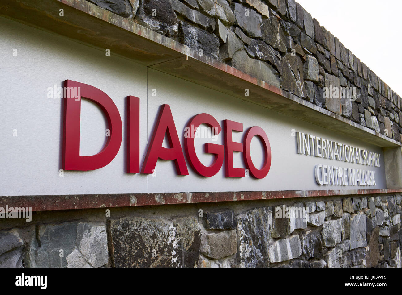 diageo international supply depot mallusk Newtownabbey UK Stock Photo