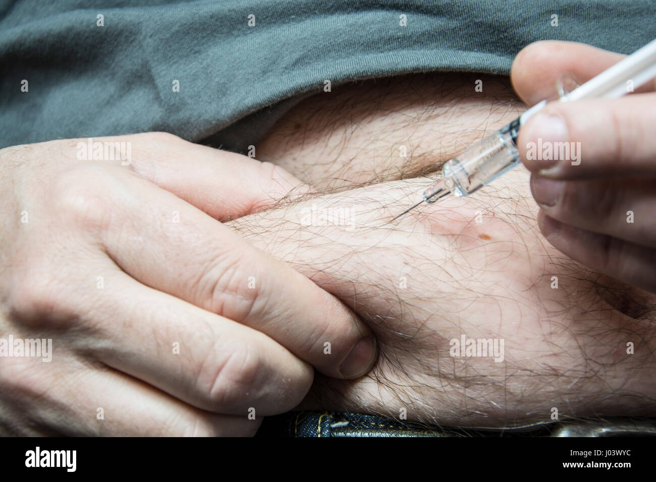 Diabetes UK - diabetic Stock Photo