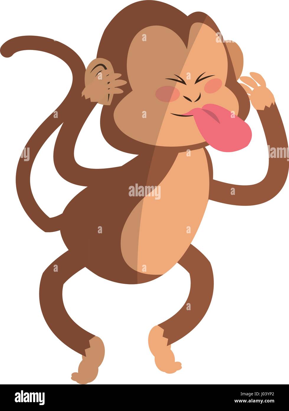 monkey cartoon icon Stock Vector Image & Art - Alamy