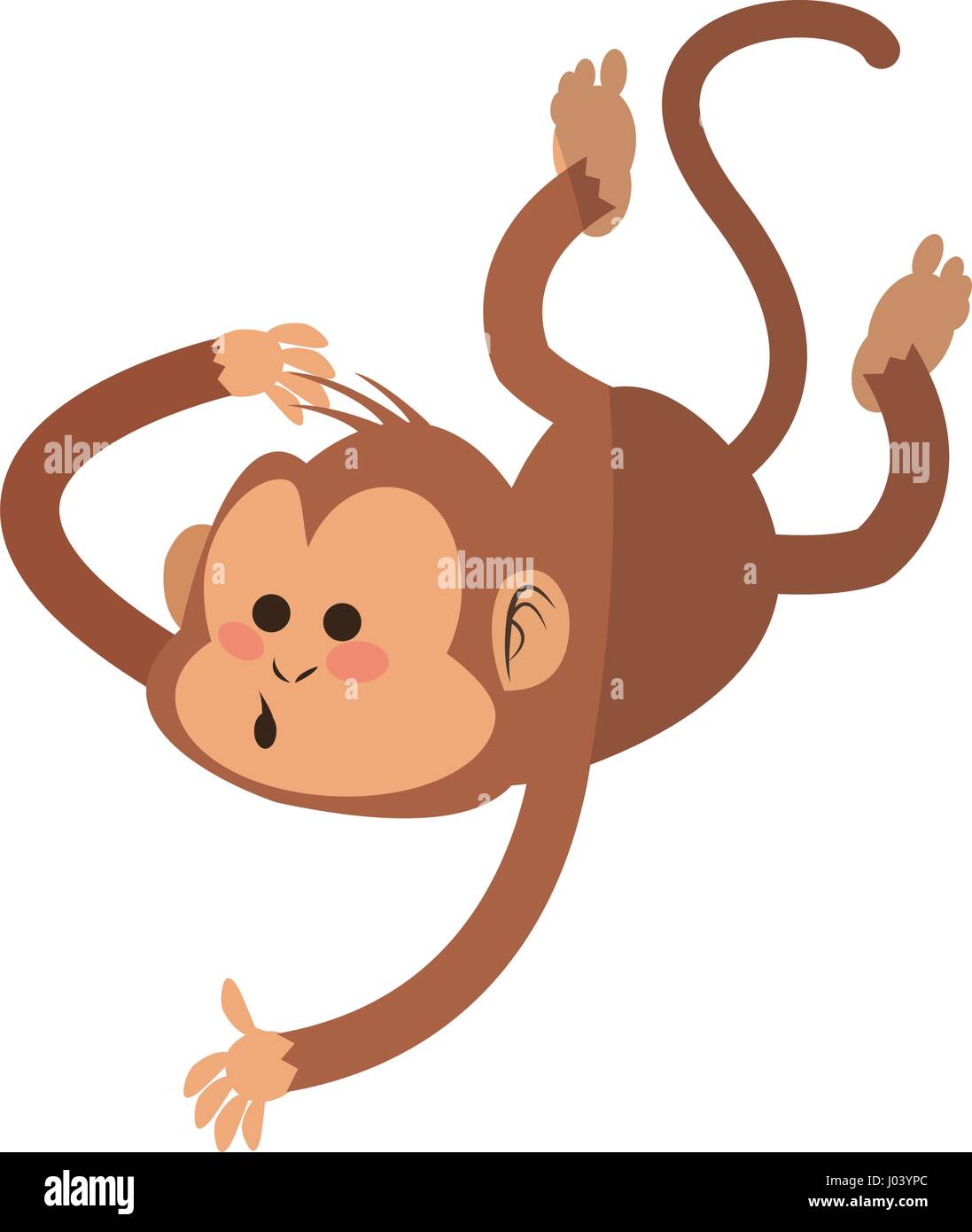 monkey cartoon icon Stock Vector Image & Art - Alamy