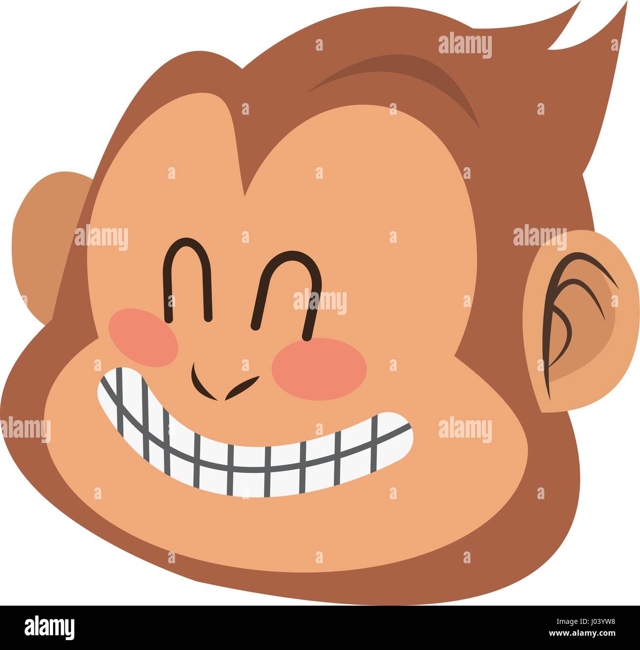 monkey cartoon icon Stock Vector Image & Art - Alamy