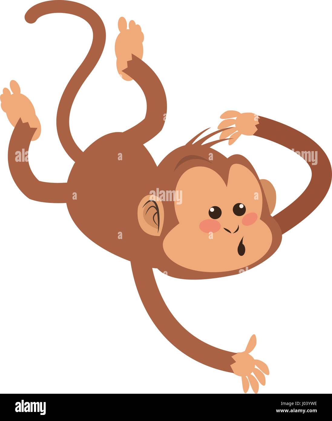 monkey cartoon icon Stock Vector Image & Art - Alamy