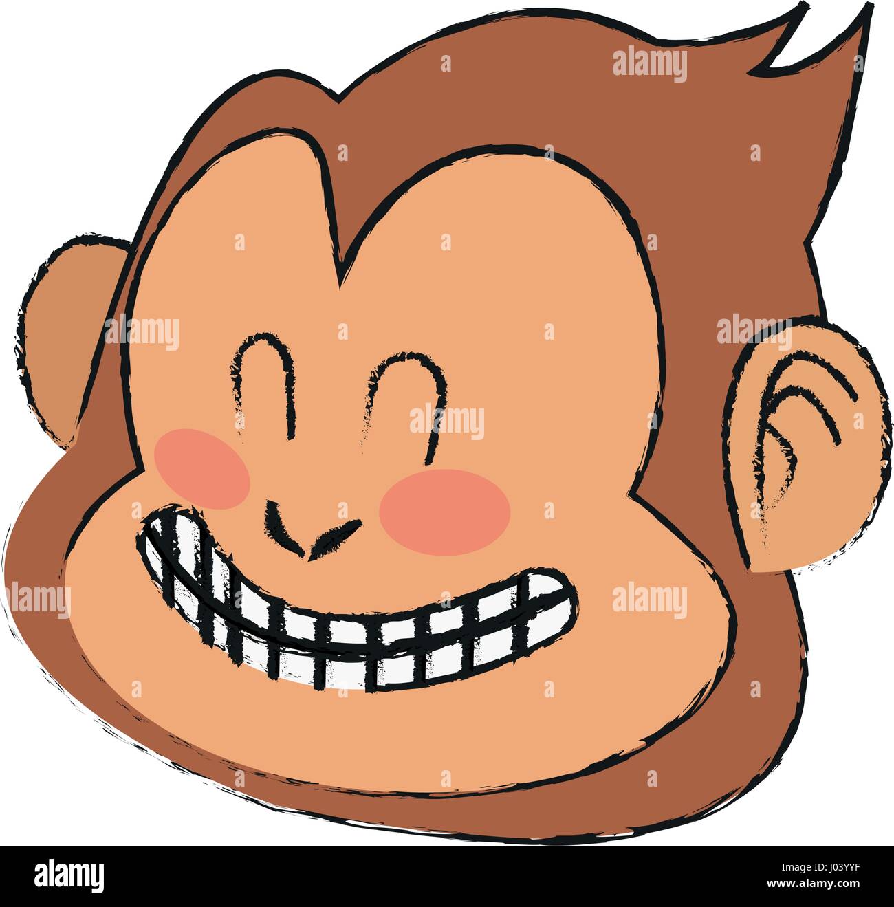 monkey cartoon icon Stock Vector Image & Art - Alamy