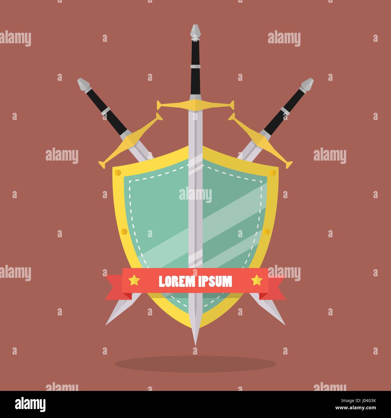Crossed swords with helmet vector illustration - Stock Illustration  [72325580] - PIXTA