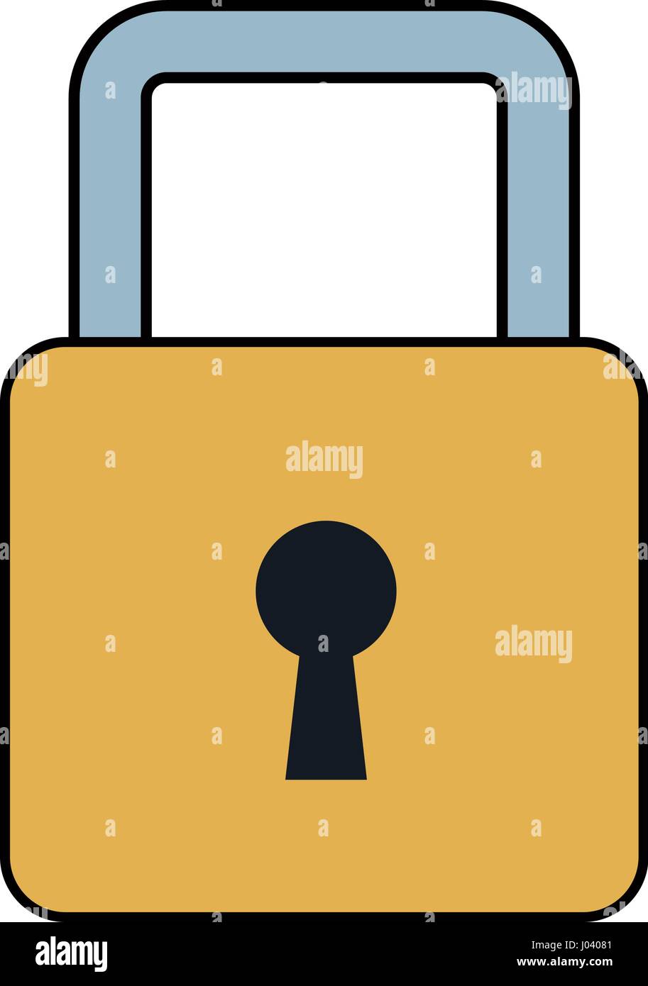 security padlock icon Stock Vector Image & Art - Alamy