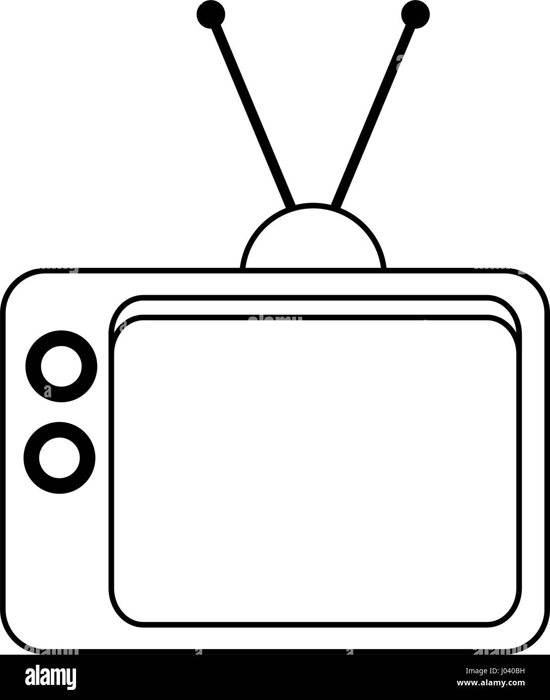 television retro icon Stock Vector Image & Art - Alamy