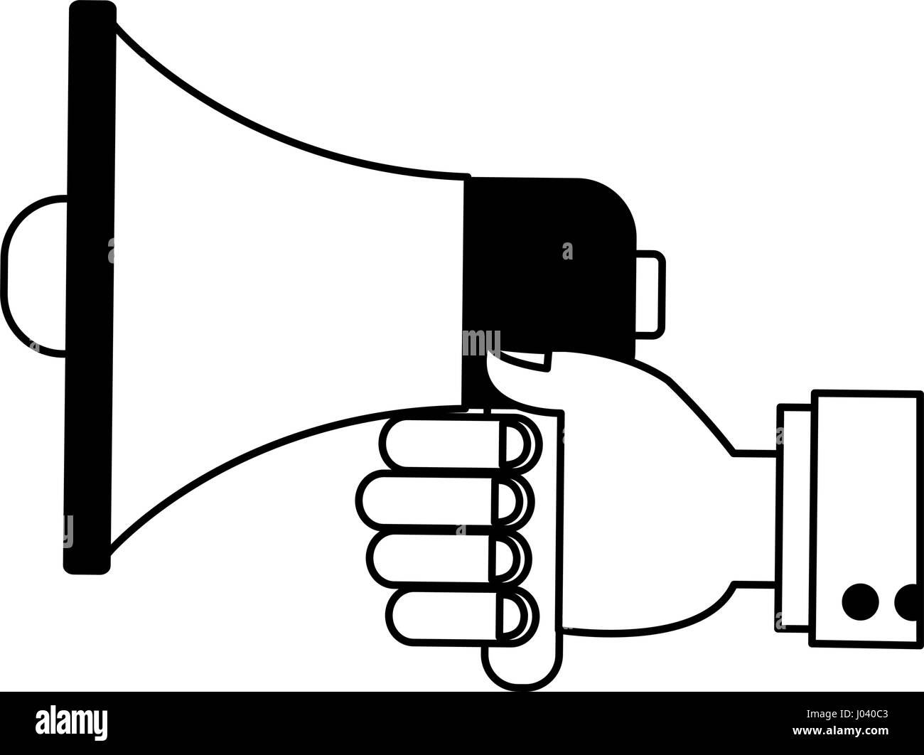megaphone device icon Stock Vector Image & Art - Alamy