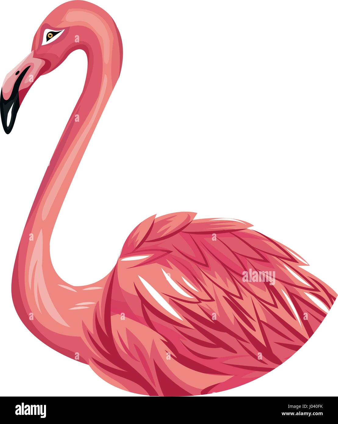 pink flamingo icon Stock Vector Image & Art - Alamy