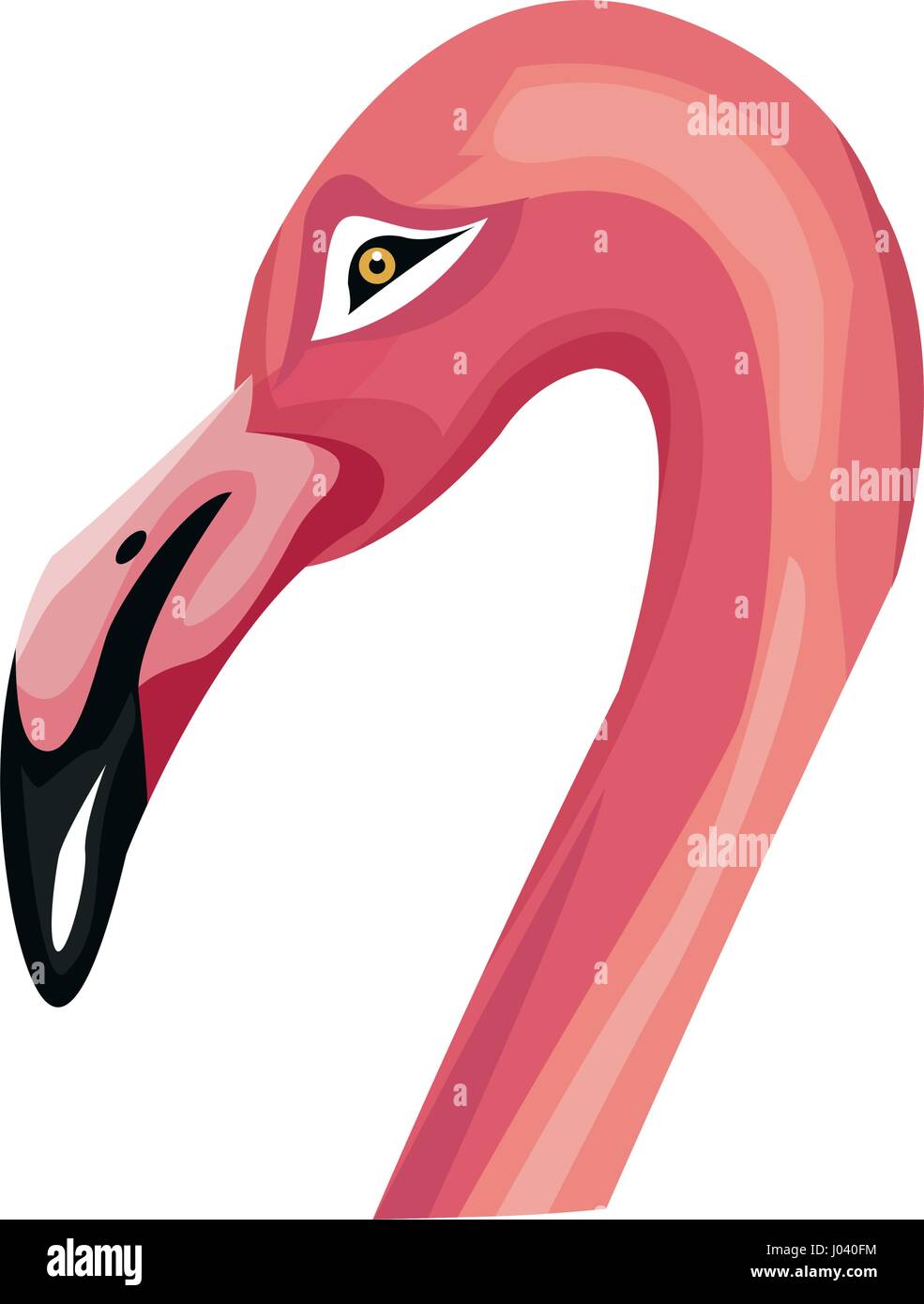 pink flamingo icon Stock Vector Image & Art - Alamy