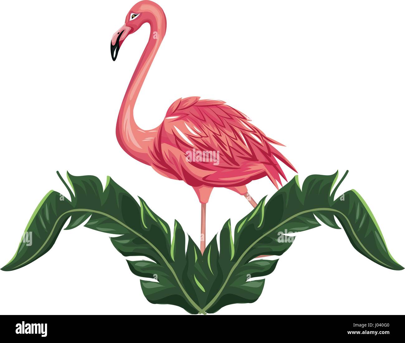 pink flamingo icon Stock Vector Image & Art - Alamy