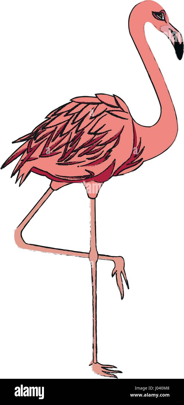 pink flamingo icon Stock Vector Image & Art - Alamy