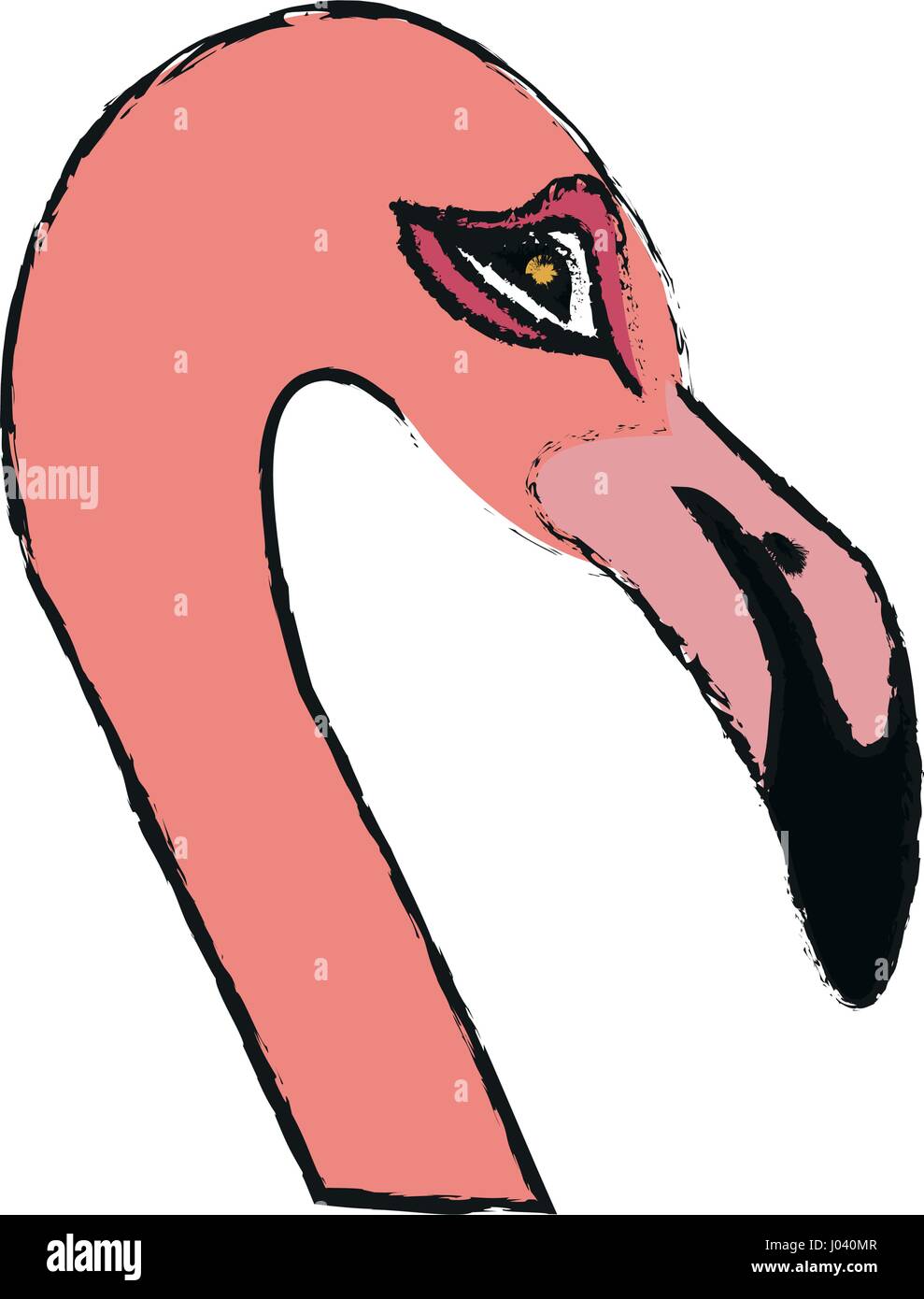 flamingo bird icon Stock Vector Image & Art - Alamy
