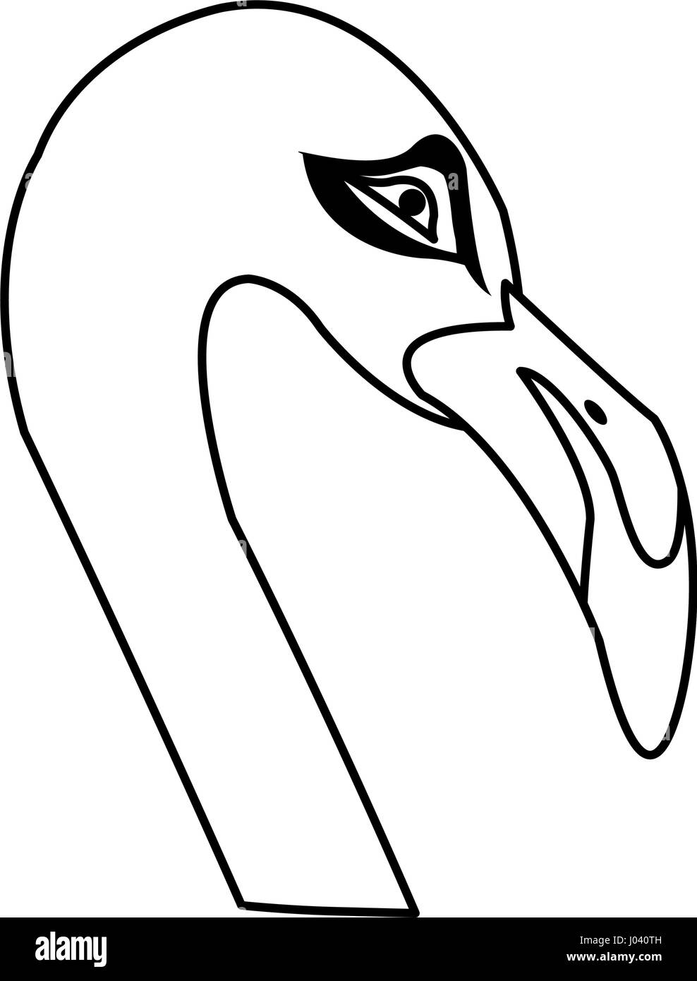 flamingo bird icon Stock Vector Image & Art - Alamy