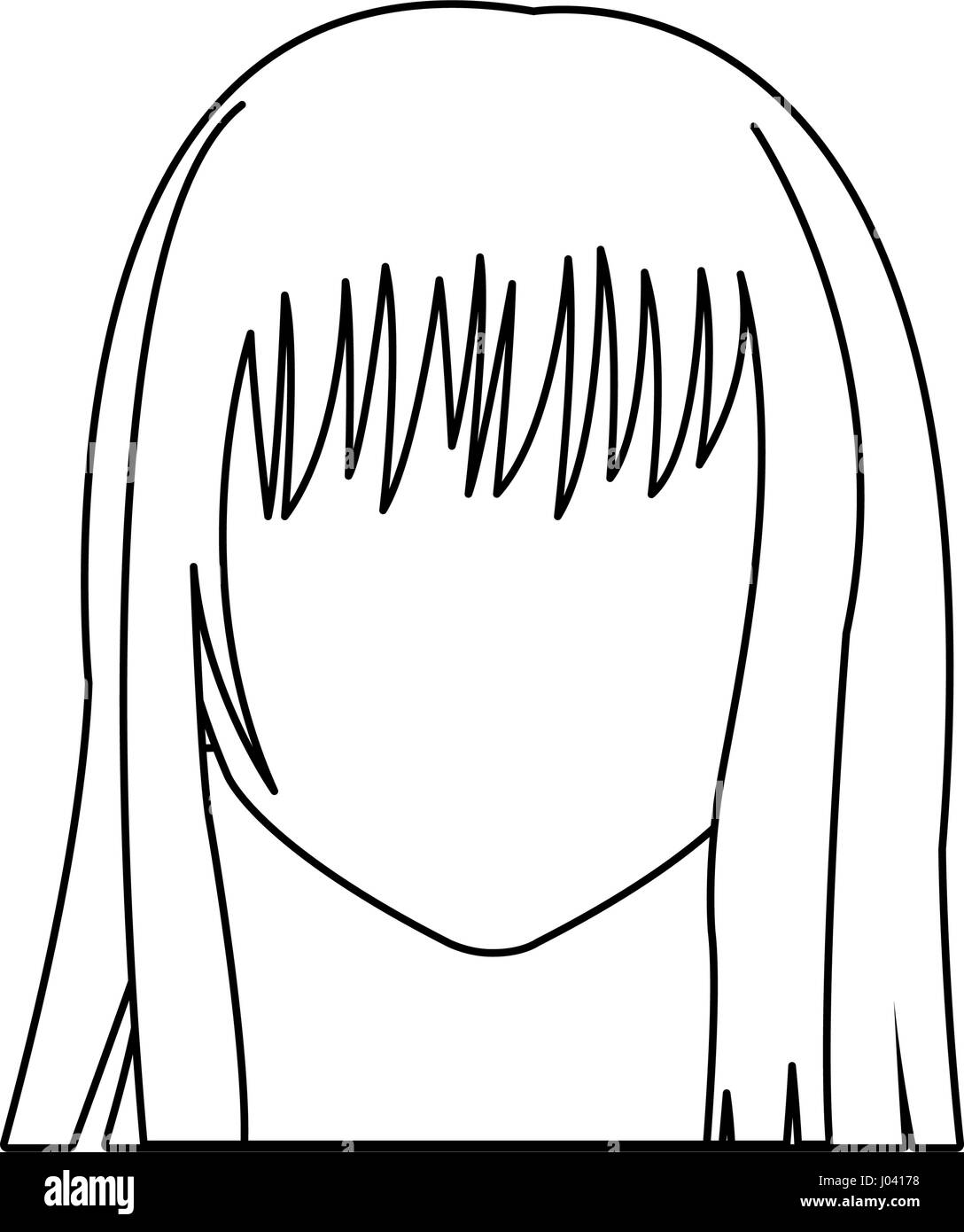 anime girl icon Stock Vector Image & Art - Alamy
