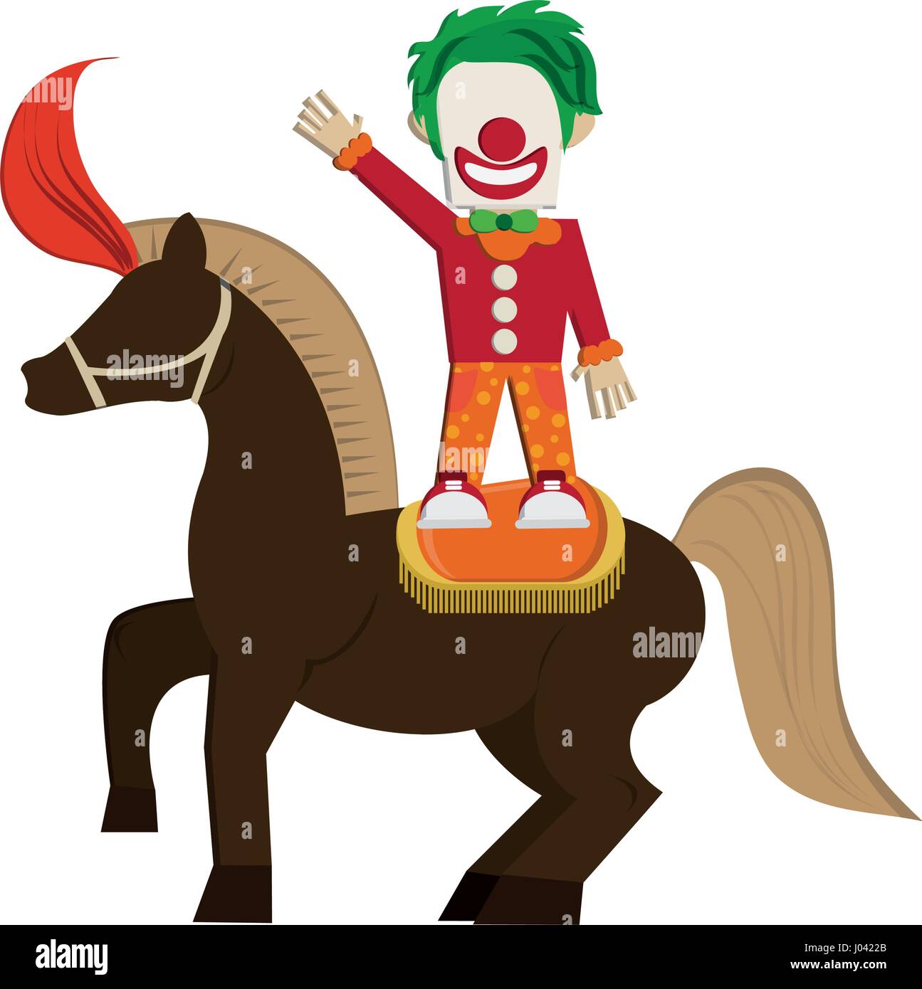 circus clown icon Stock Vector Image & Art - Alamy