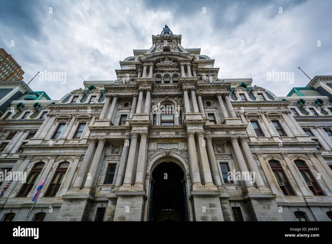 City Hall in Center City, Philadelphia, Pennsylvania. Stock Photo
