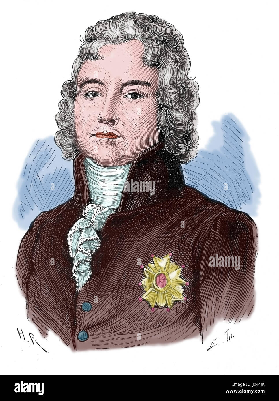 Charles Maurice de Talleyrand (1754-1838). French bishop, politician,diplomat. Nuestro Siglo, 1883. Spanish edition Stock Photo
