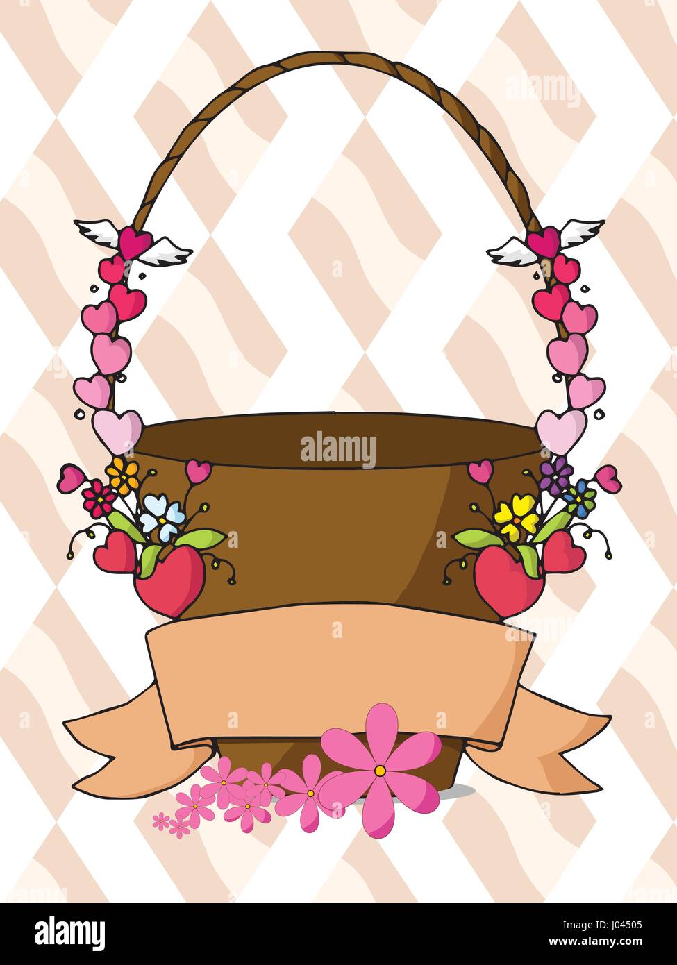 Flower Basket Drawing || How to Draw a Flower Basket For Beggeiner's ||  CreativityStudio... - YouTube