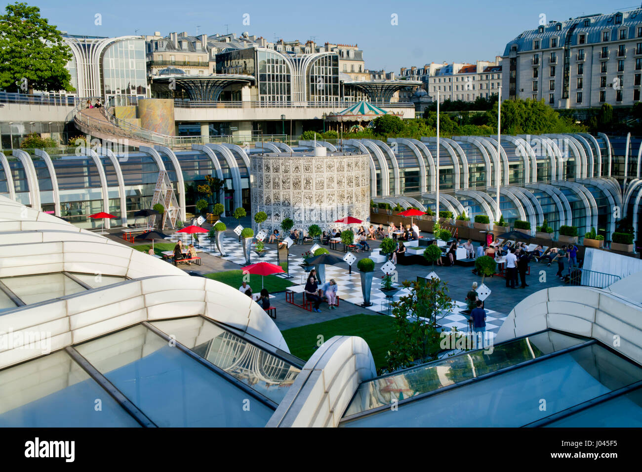 Europe, France, Paris, Les Halles Forum Stock Photo