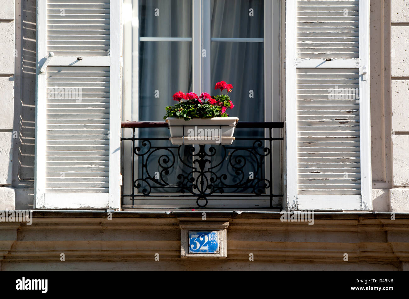 France, Paris, window Stock Photo