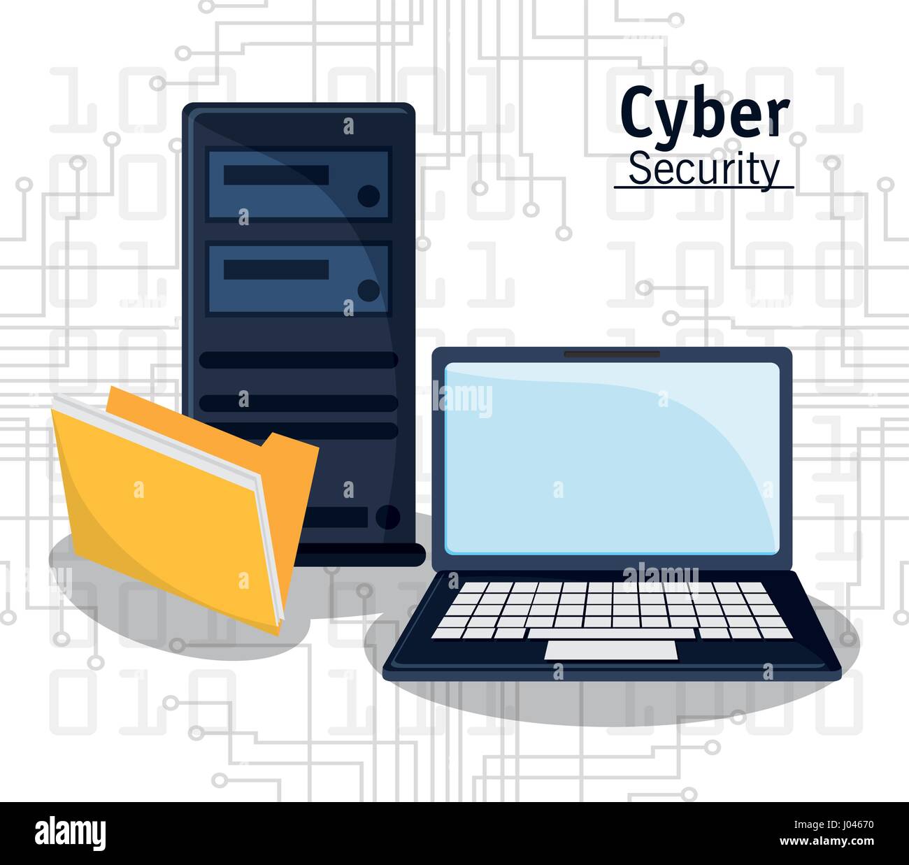 cyber security technology file folder Stock Vector Image & Art - Alamy