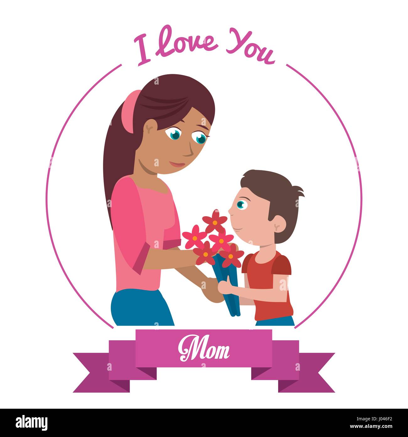Mummy and son Stock Vector Images - Page 2 - Alamy