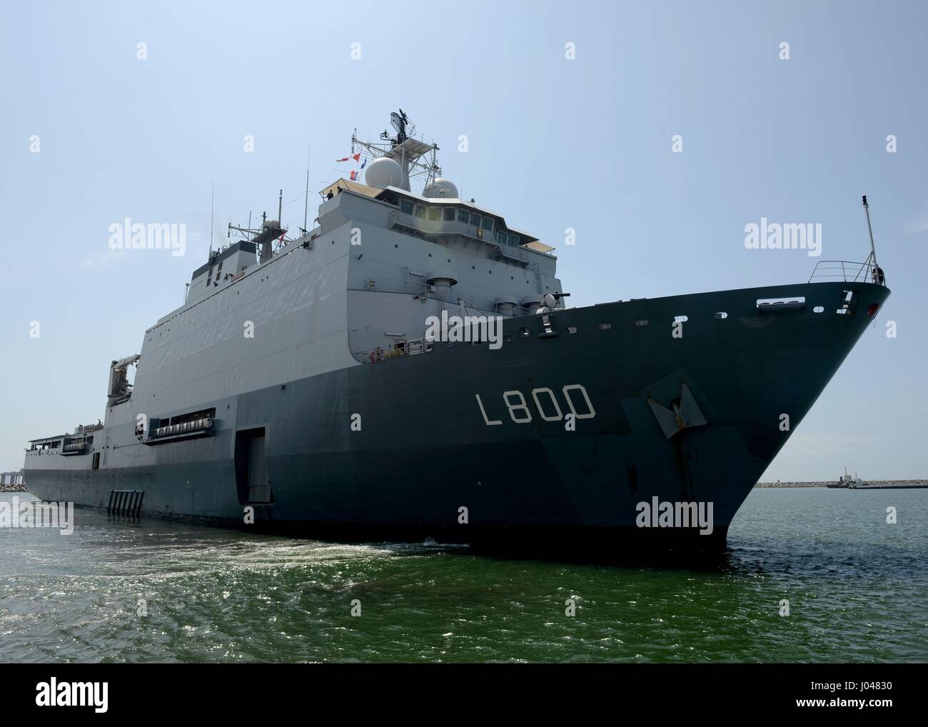 The Royal Netherlands Navy Rotterdamclass landing platform dock