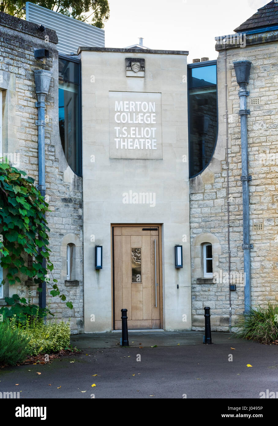 T.S.Eliot THeatre Merton College Oxford Stock Photo