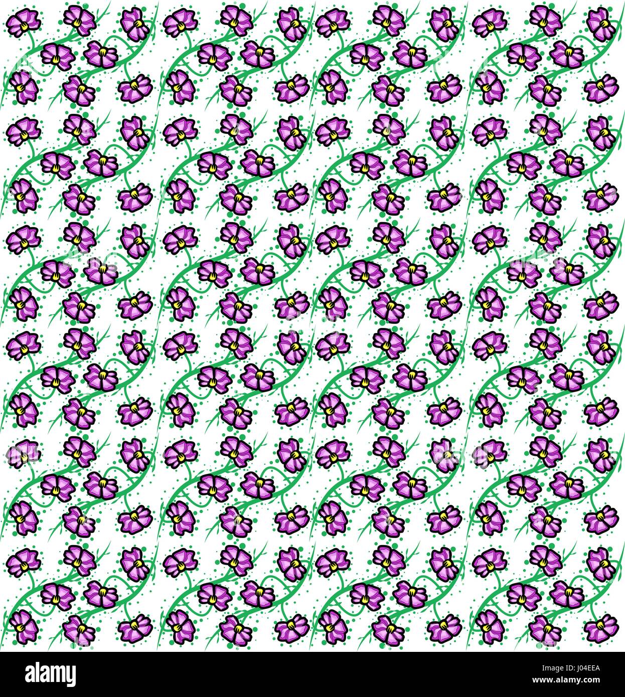 Abstract Seamless Floral Pattern Stock Vector Image & Art - Alamy
