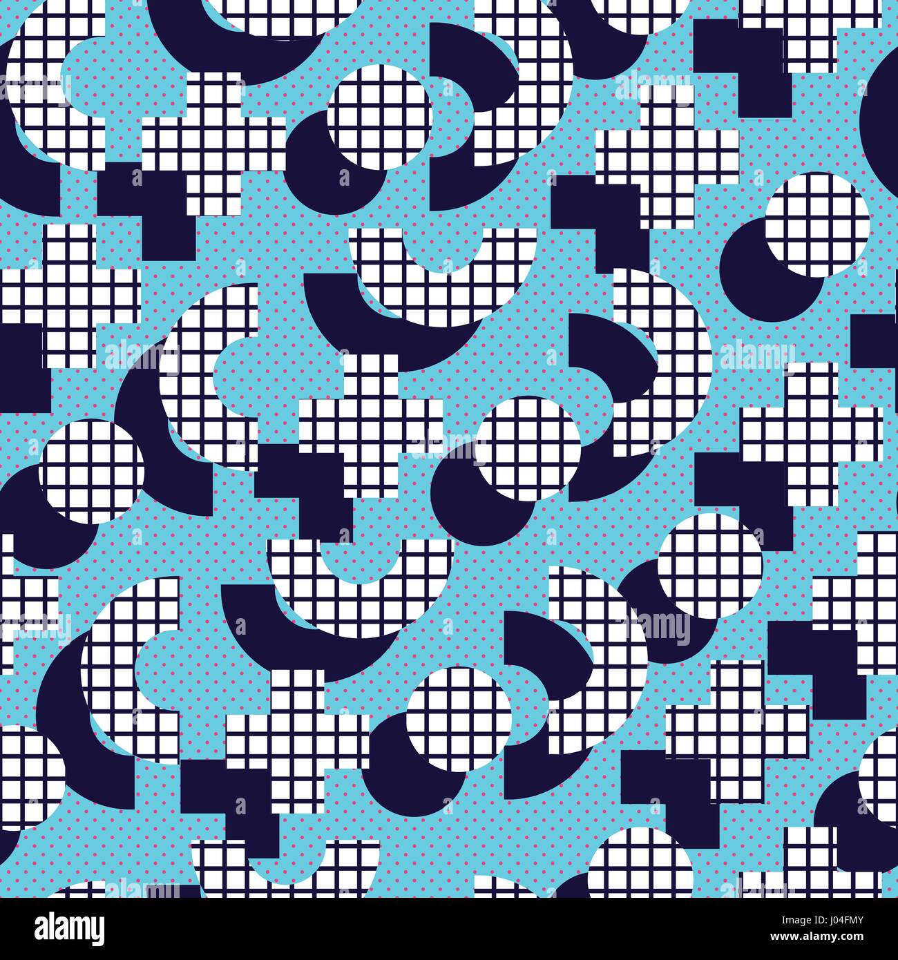 Seamless pattern in 90 80 style Stock Vector Image & Art - Alamy