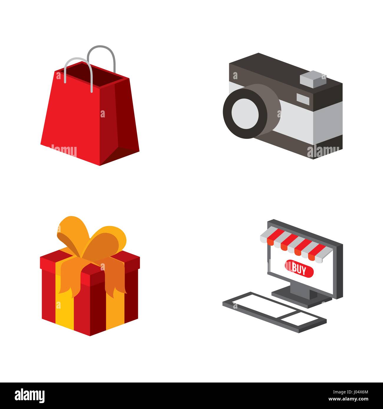 Shopping isometric design Stock Vector Image & Art - Alamy