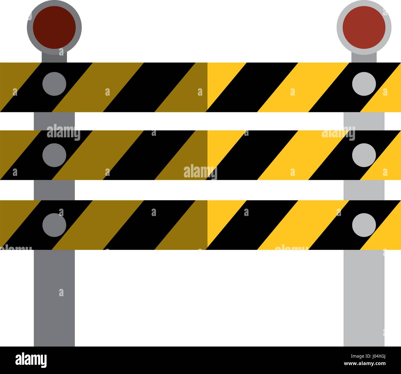 Protective street barrier Stock Vector Images - Alamy