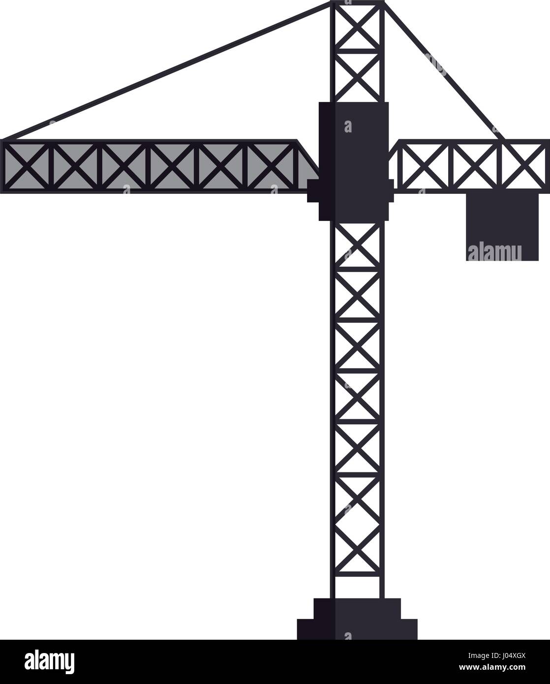 construction crane isolated icon vector illustration design Stock ...