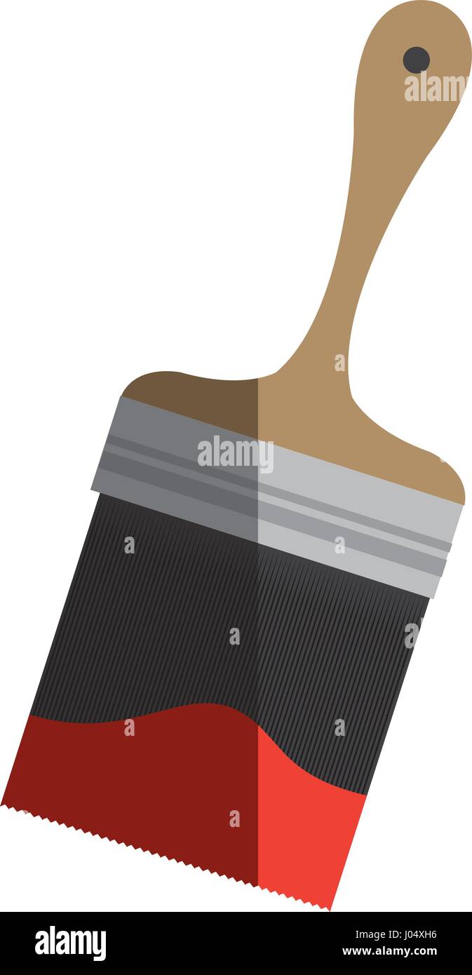 brush paint isolated icon vector illustration design Stock Vector Image ...