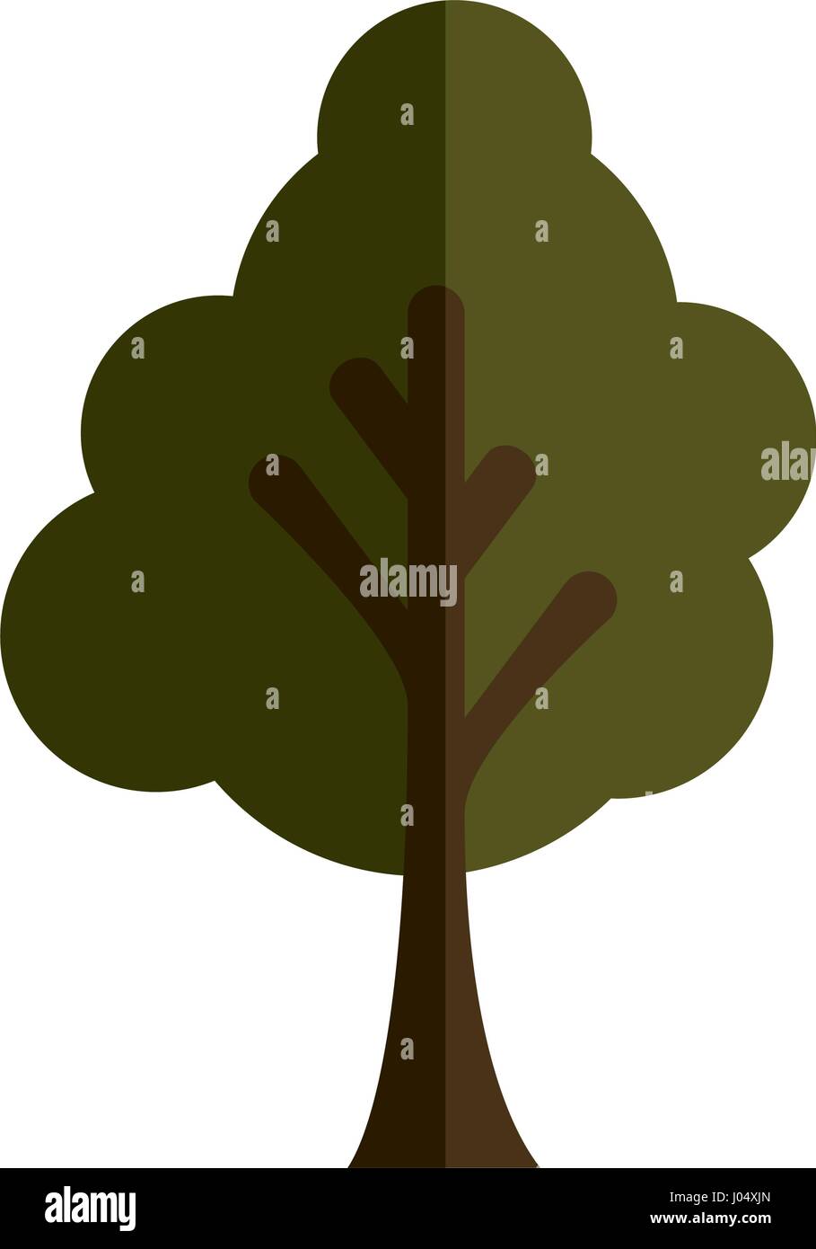tree plant isolated icon vector illustration design Stock Vector Image ...