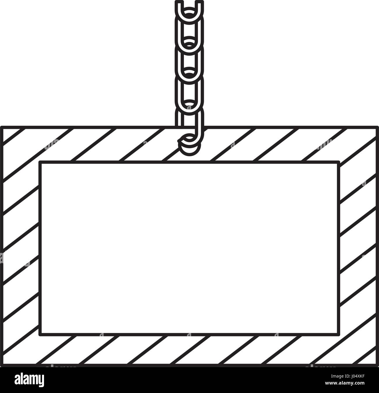 construction information label icon vector illustration design Stock ...