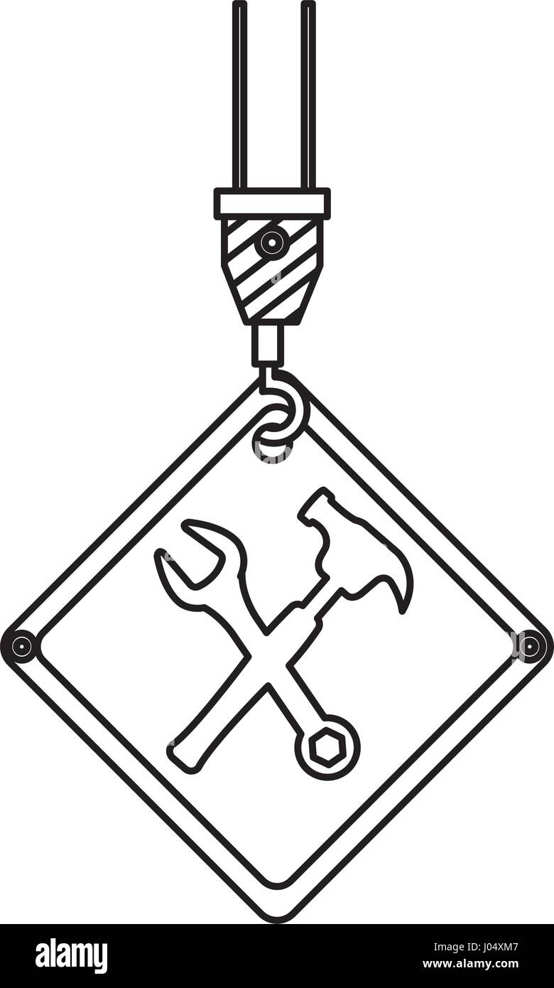 wrench and hammer key tool icon Stock Vector Image & Art Alamy