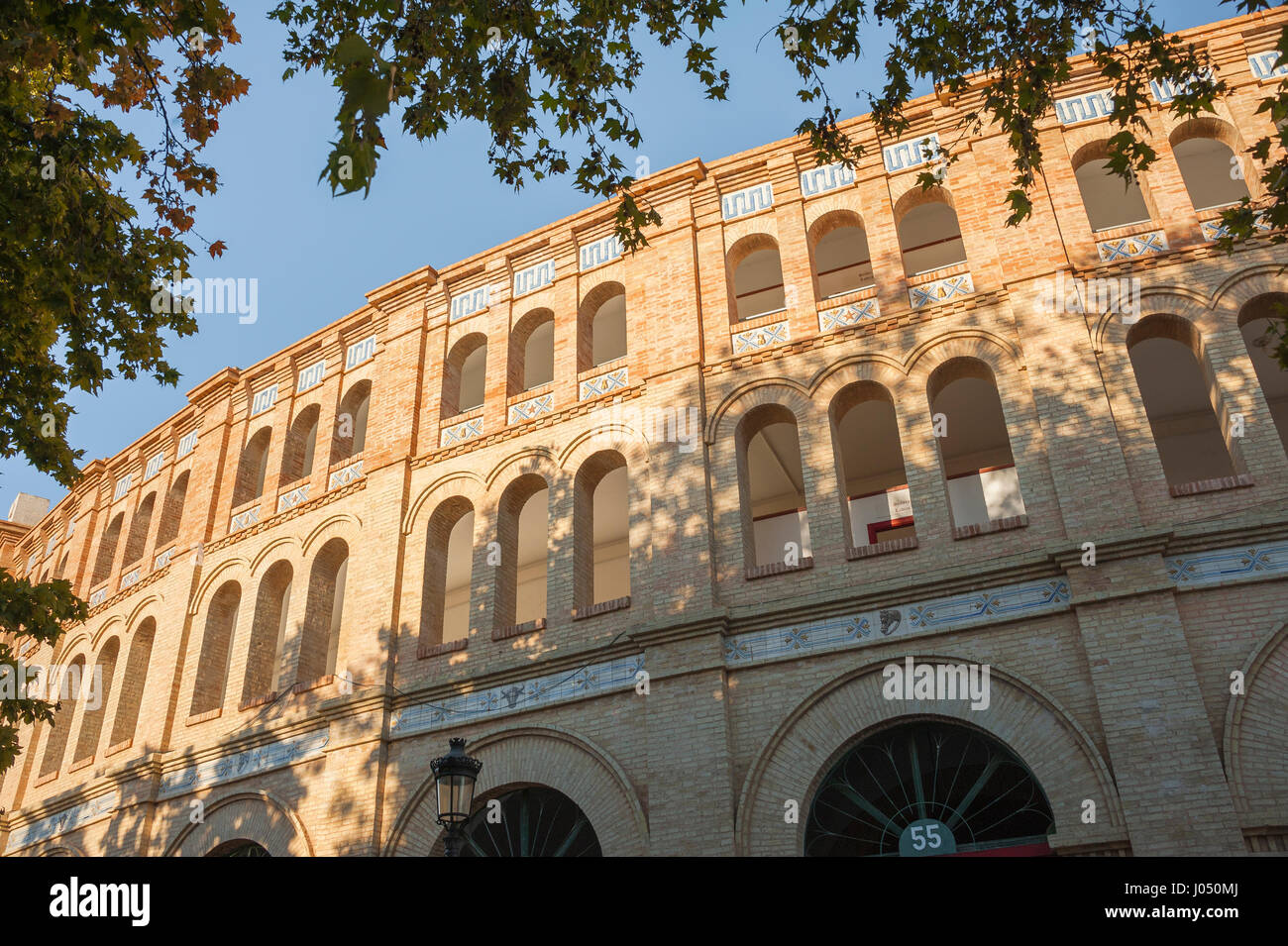 the bullring, town El Puerto de Santa Maria, town of wine industry and