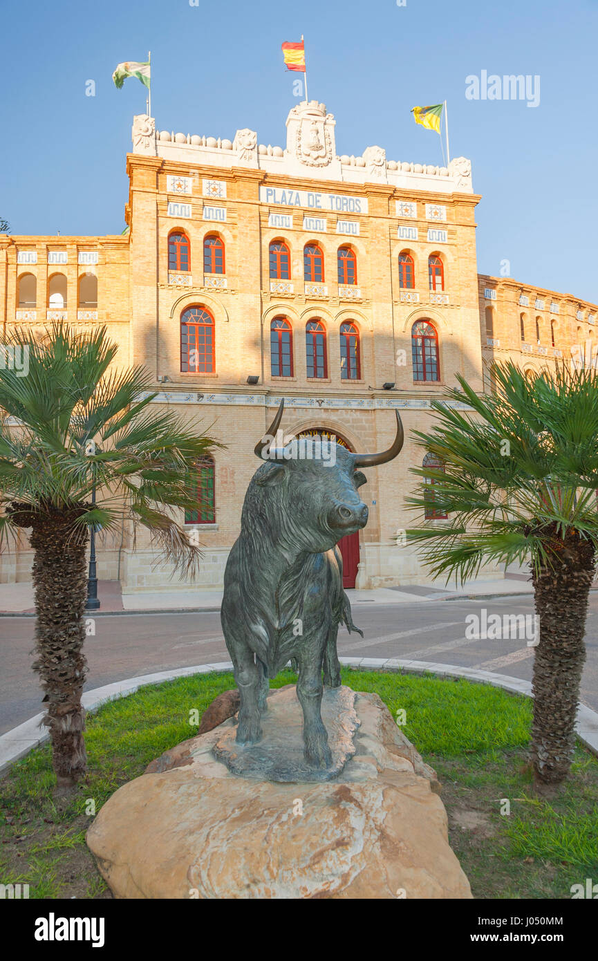 the bullring, town El Puerto de Santa Maria, town of wine industry and