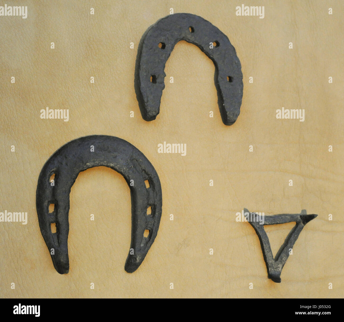 Scandinavia. Horseshoes. High Middle Ages. Crampon. Driven into the