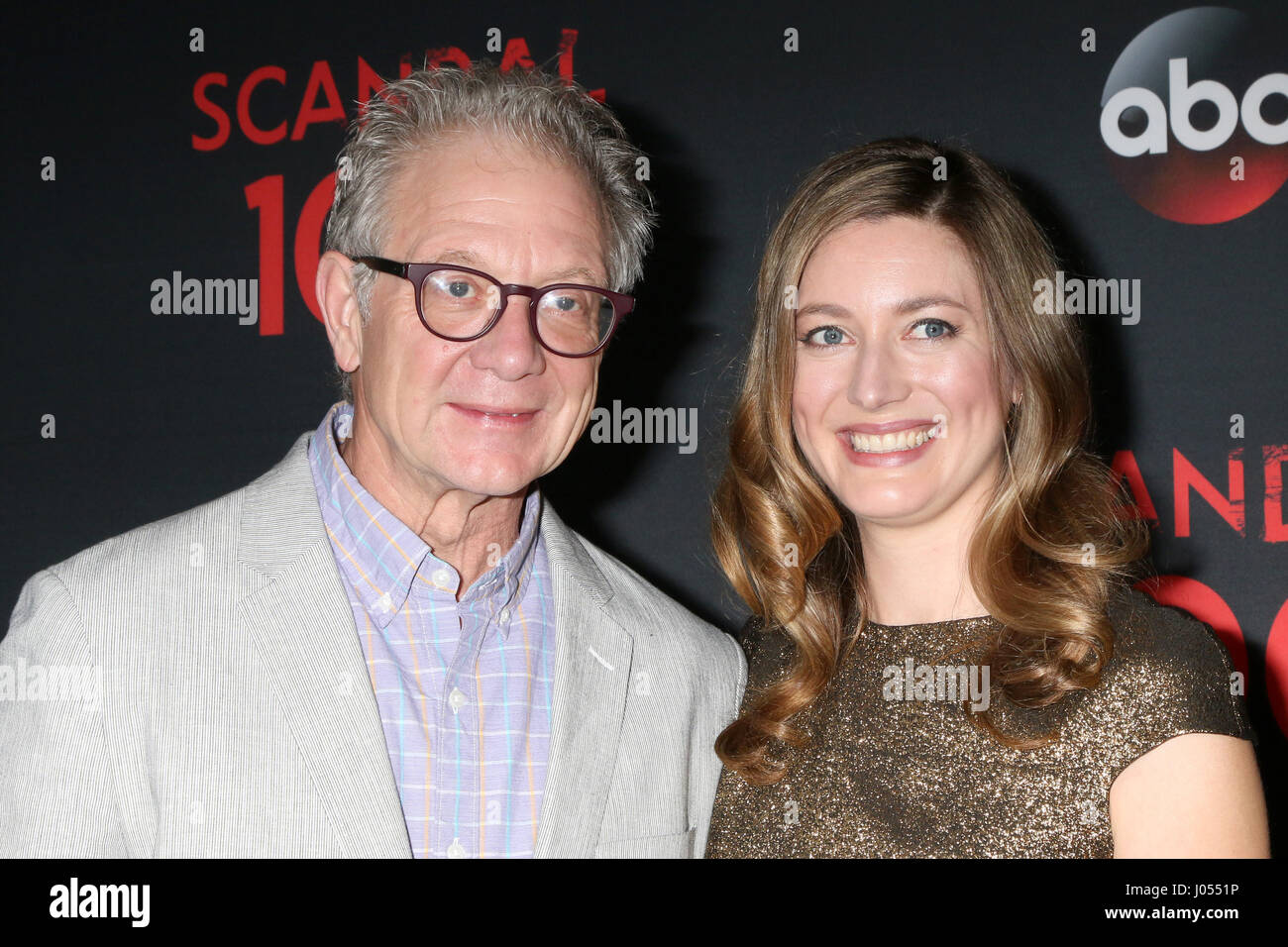 West Hollywood, CA, USA. 8th Apr, 2017. LOS ANGELES - APR 8: Jeff Perry, Zoe Perry at the ''Scandal'' 100th Show Party at Fig & Olive Resturant on April 8, 2017 in West Hollywood, CA Credit: Kathy Hutchins/via ZUMA Wire/ZUMA Wire/Alamy Live News Stock Photo